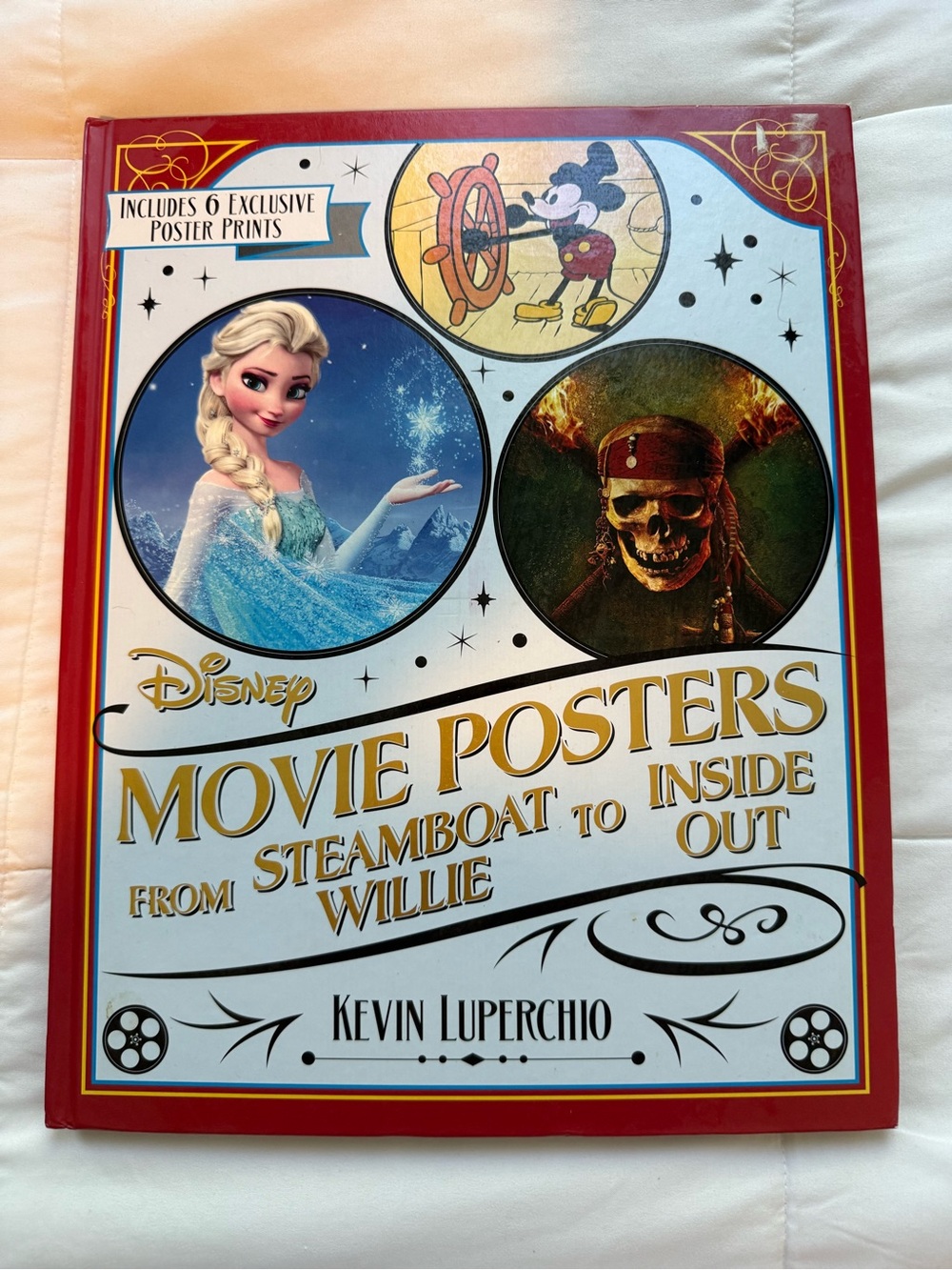 Disney Movie Poster Hardcover Book Large  Table Book